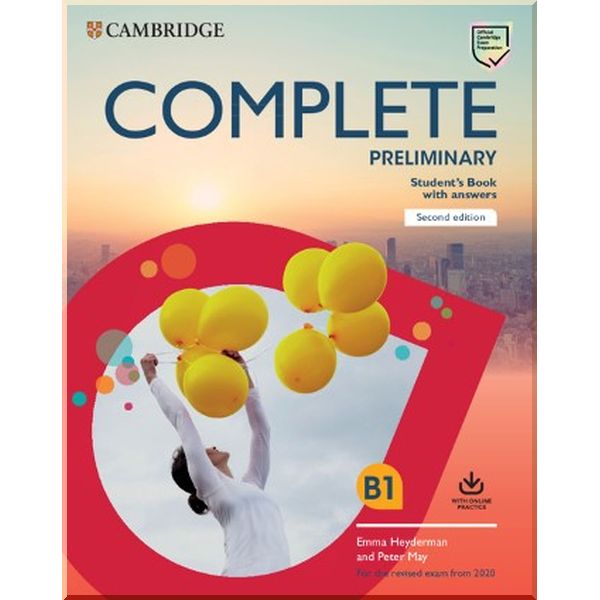 

Complete Preliminary Second Edition Student's Book with Answers with Online Practice. Peter May, Emma Heyderman. ISBN:9781108525244