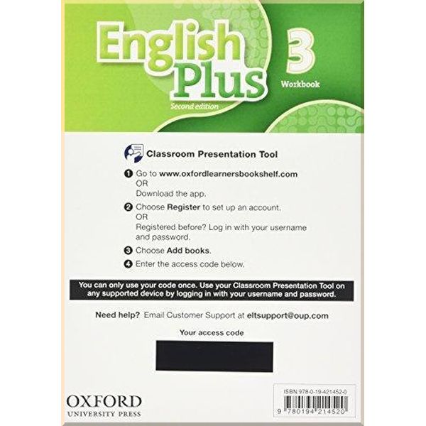 

English Plus Second Edition 3 Student's Book Classroom Presentation Tool eBook Pack. Diana Pye, Ben Wetz. ISBN:9780194214513