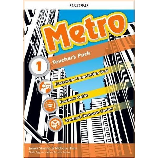 

Metro 1 Teacher's Book. James Tims, Airton Pozo de Mattos. ISBN:9780194016810