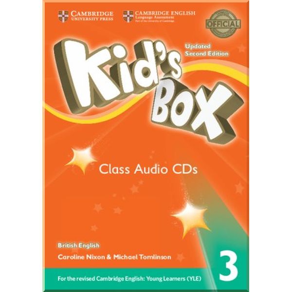 

Kid's Box Updated Second Edition 3 Class Audio CDs. Michael Tomlinson, Caroline Nixon. ISBN:9781316628980