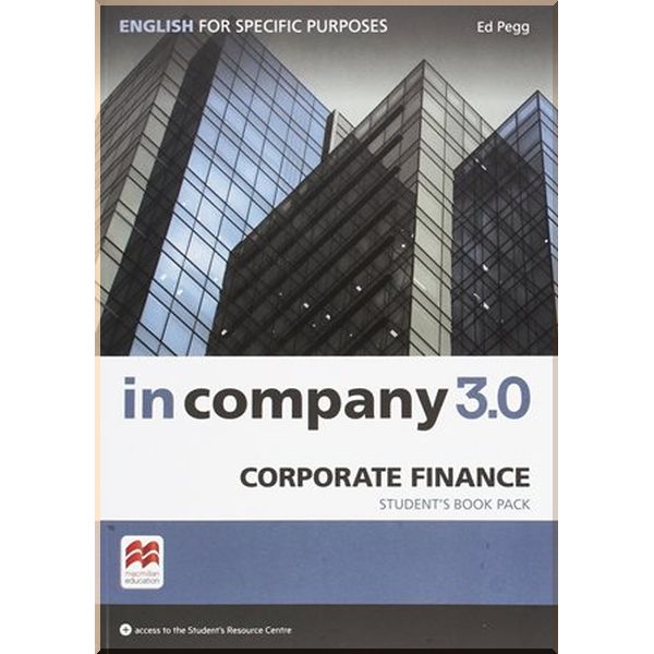 

In Company 3.0 ESP Corporate Finance Student's Book Pack. Ed Pegg. ISBN:9781786328854