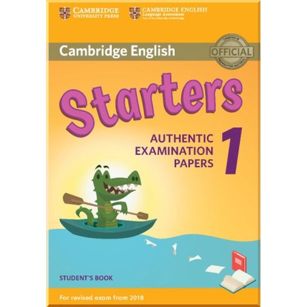 

Cambridge English Starters 1 for Revised Exam from 2018 Student's Book. Cambridge University Press. ISBN:9781316635896