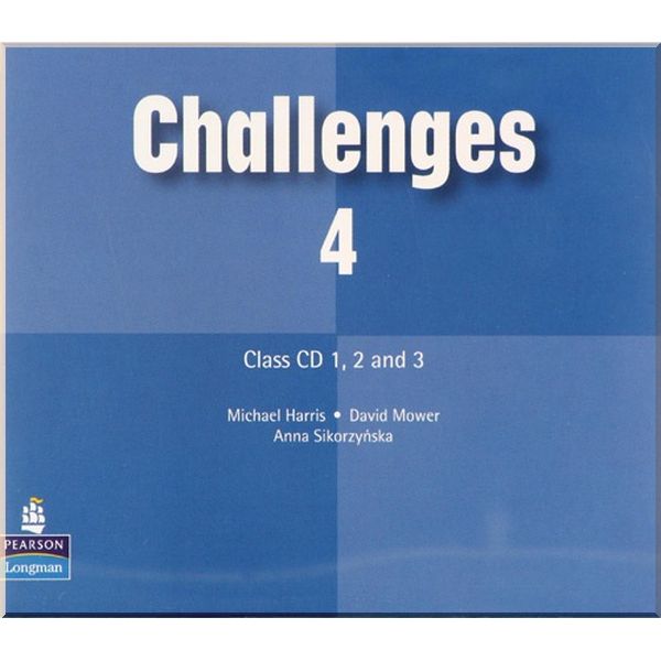 

Challenges 4 Class CDs. David Mower, Anna Sikorzynska. ISBN:9780582851801