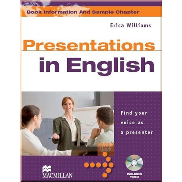 

Presentations in English with DVD. Erica Williams. ISBN:9780230028784