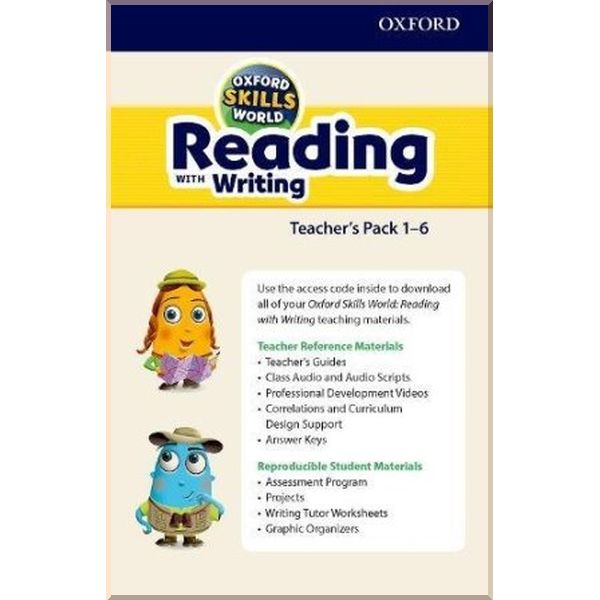 

Oxford Skills World: Reading with Writing 1-6 Teacher's Pack. Oxford University Press. ISBN:9780194113212
