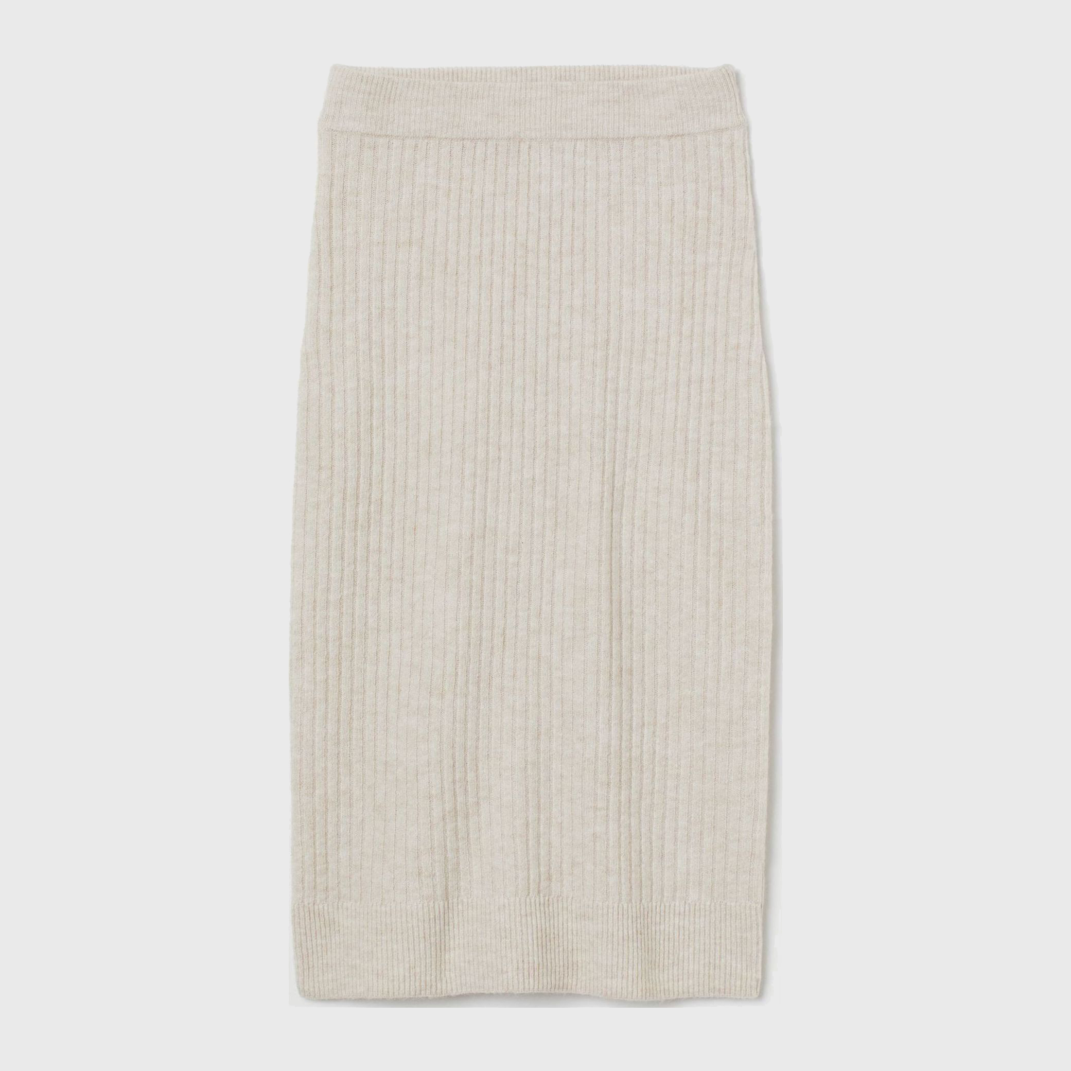 

Юбка H&M 209-9552913 M Светло-бежевая