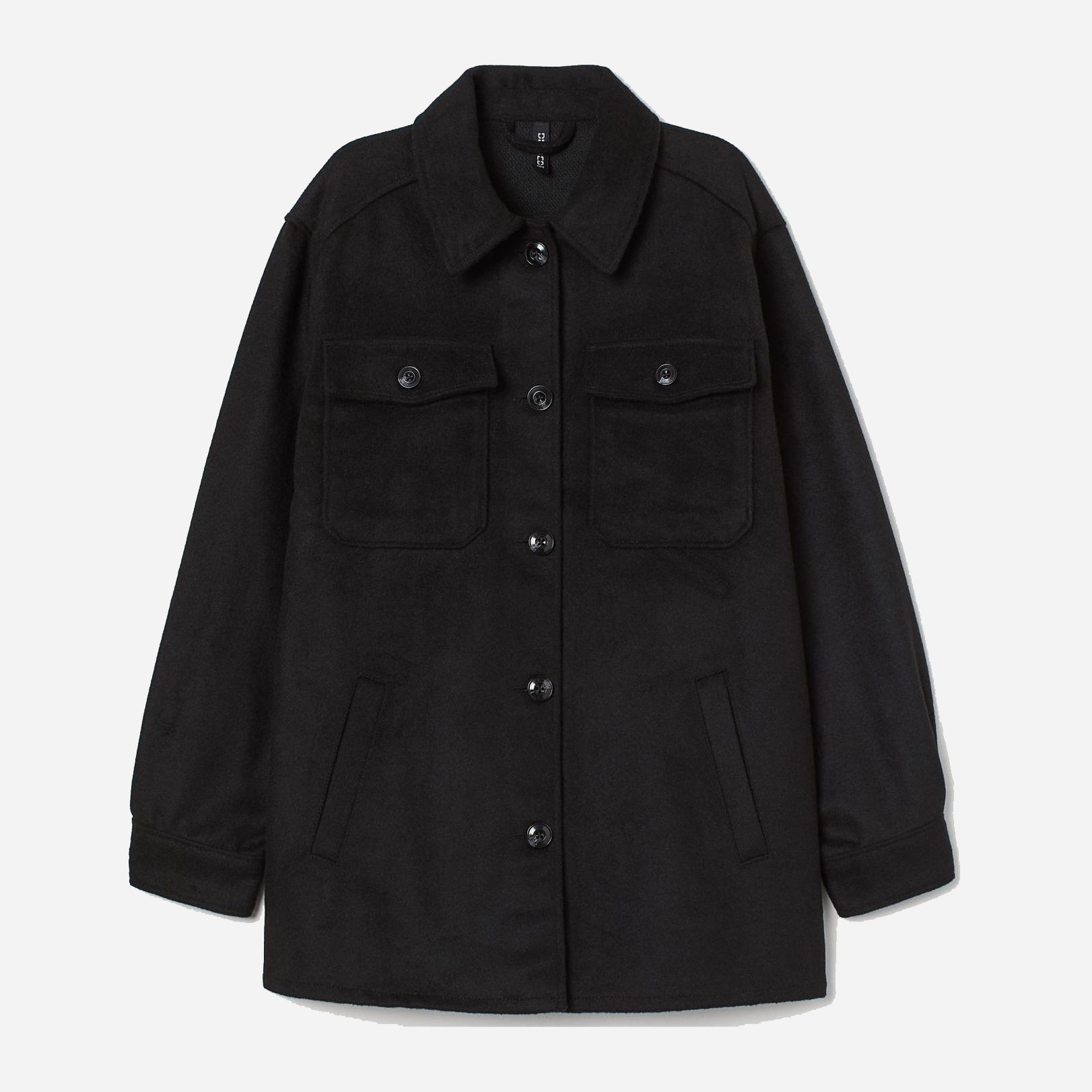 

Куртка-рубашка H&M 607-8680542  Черная, Куртка-рубашка H&M 607-8680542 S Черная