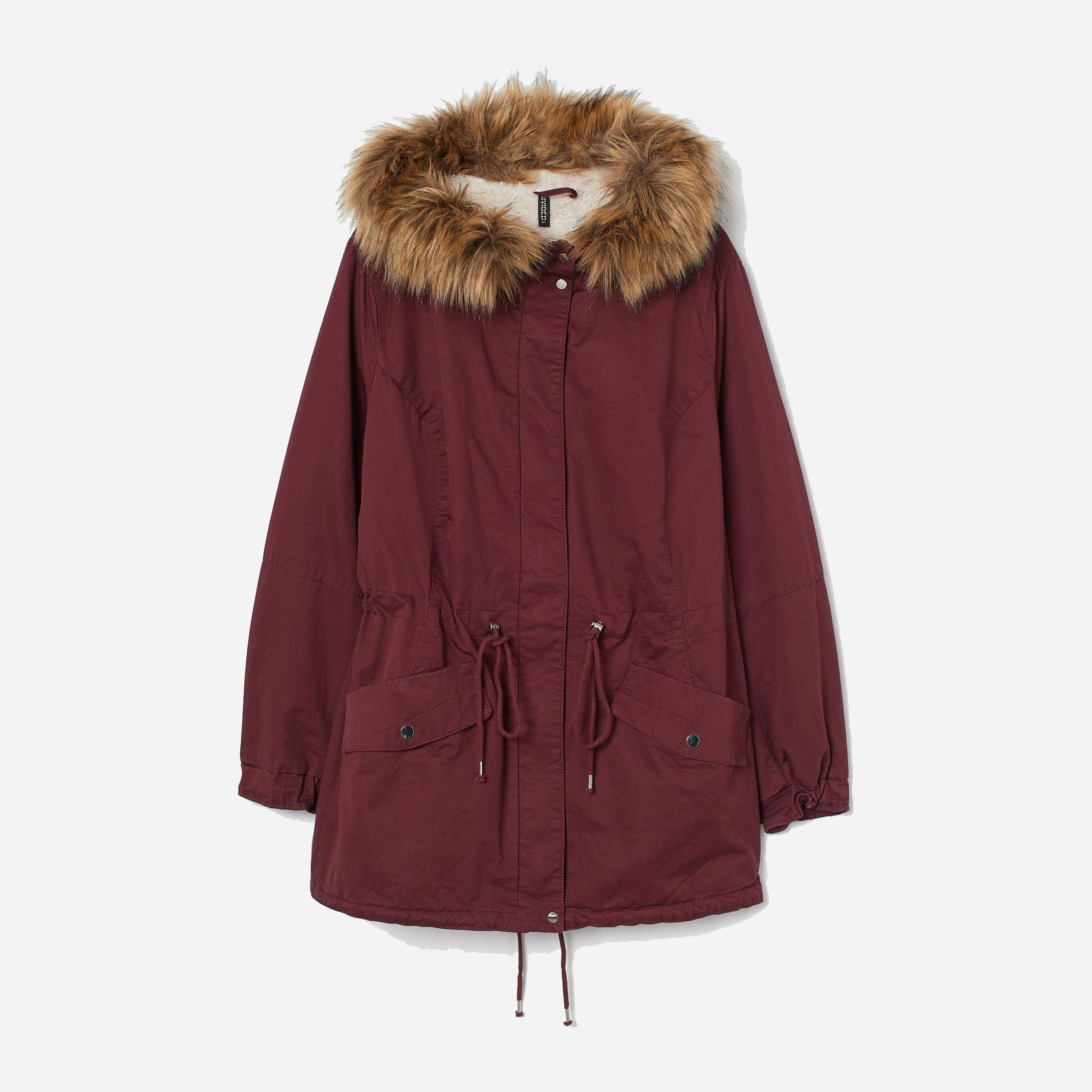 

Парка H&M 709-8819562 4XL Бордовая