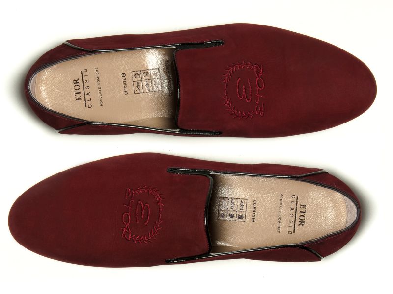 

Туфлі Etor 11745-1562-1178 бордовий, 45