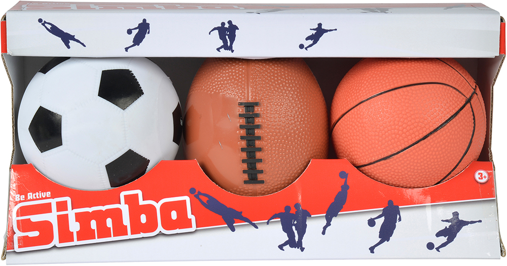 

Игровой набор мячей Simba Toys 3 игры 3+ (7352005)