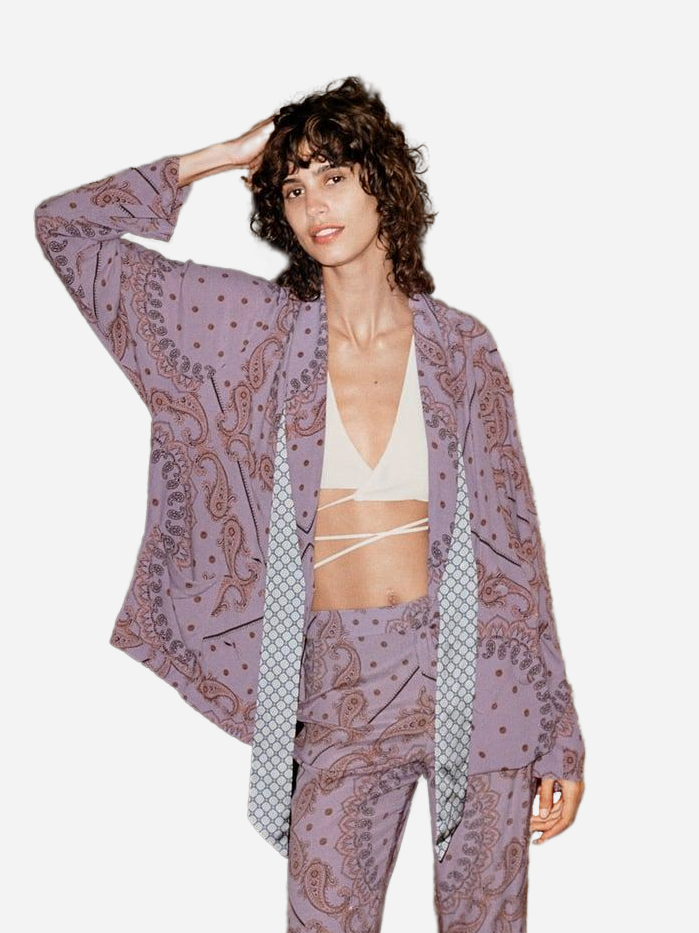 

Накидка Zara XAZ281977XNFS  Фиолетовая, Накидка Zara XAZ281977XNFS XS Фиолетовая