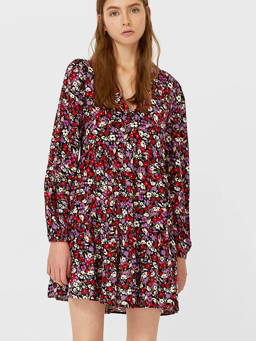 

Платье Stradivarius XAZ283605NJBF S Черное