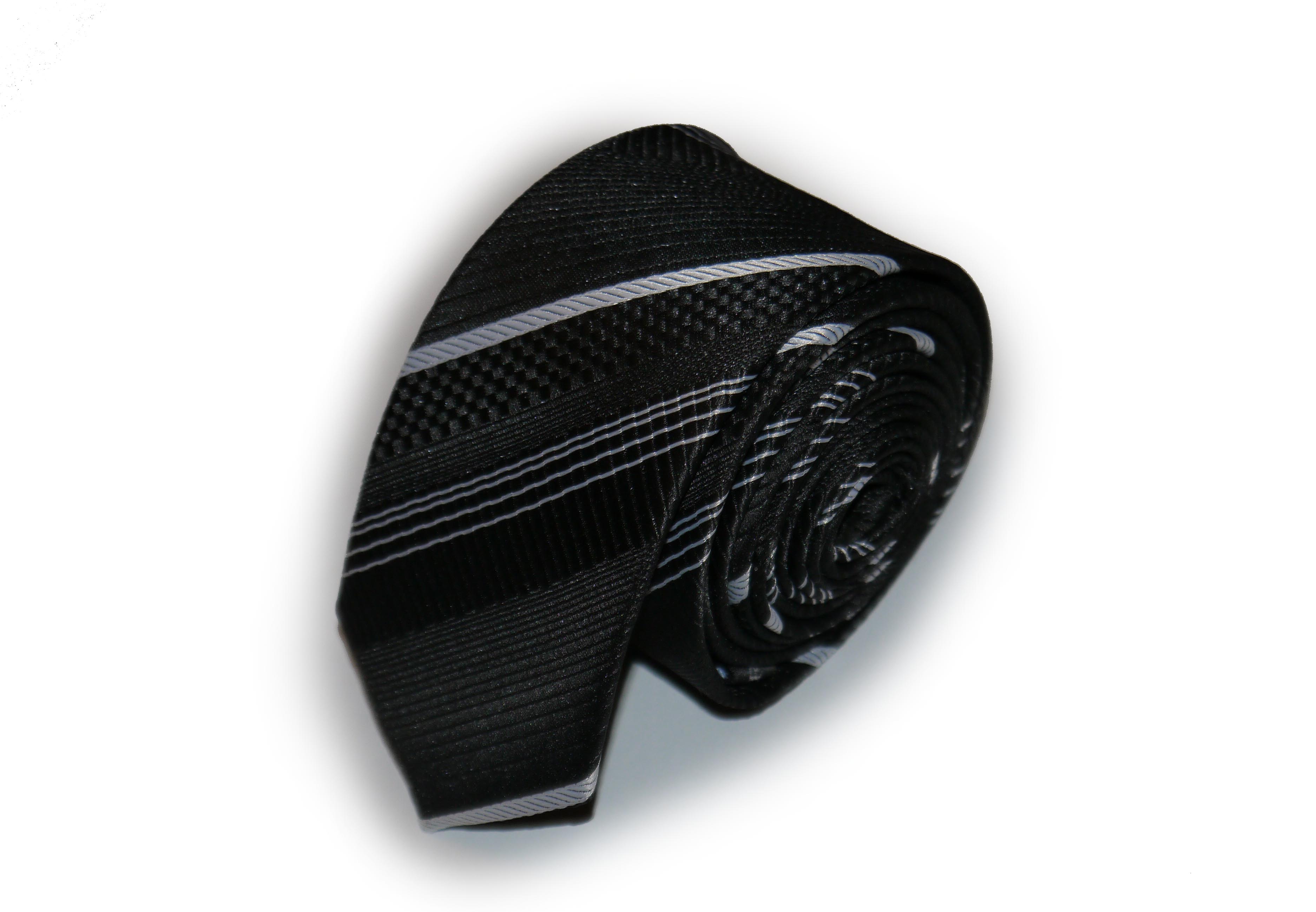 

Галстук Romanno Mazzni R018 152x5.5 см Черный
