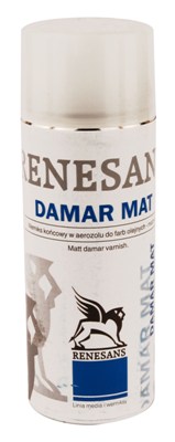

Лак-аэрозоль даммарный Renesans матовый 400мл