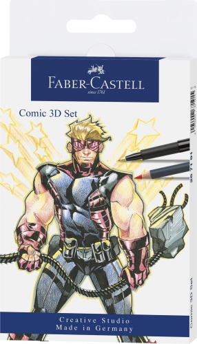 

Набор Comic Illustration 3D 11 предметов Faber-Castell