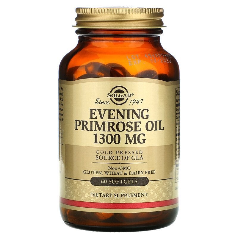 

Натуральная добавка Solgar Evening Primrose Oil 1300 мг 60 капсул