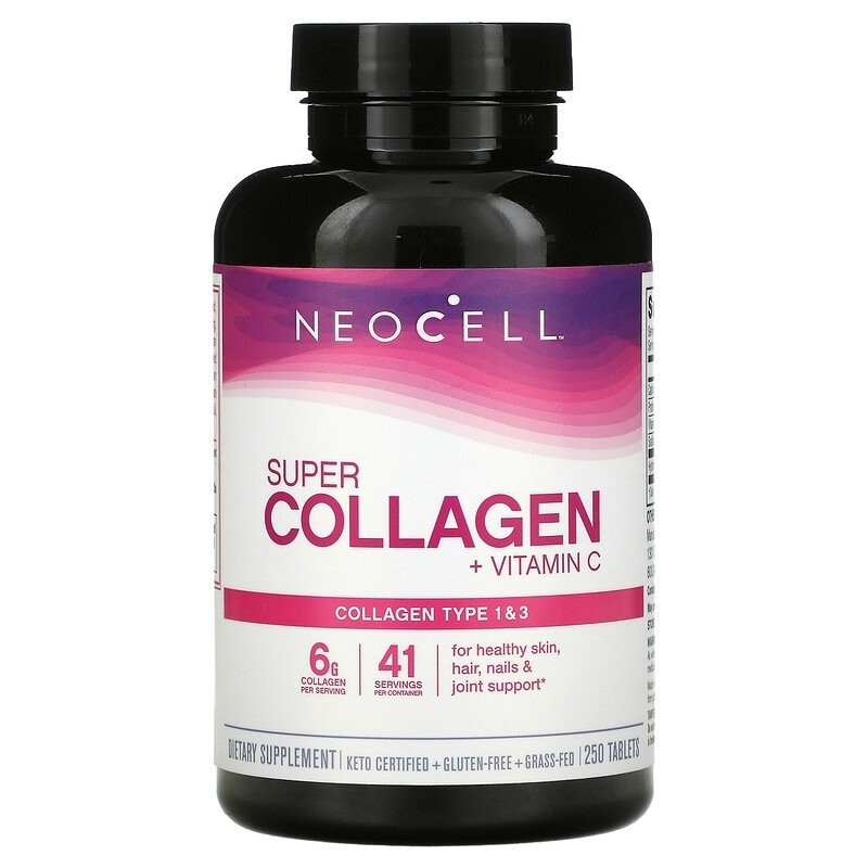 

Коллаген Neocell Super Collagen+C Type 1 & 3 6000 мг 250 таблеток