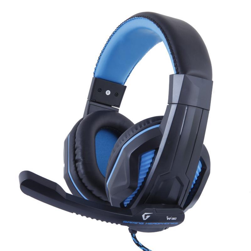 

Компьютерная гарнитура Gemix W-360 Black-Blue (W-360 Black/Blue)