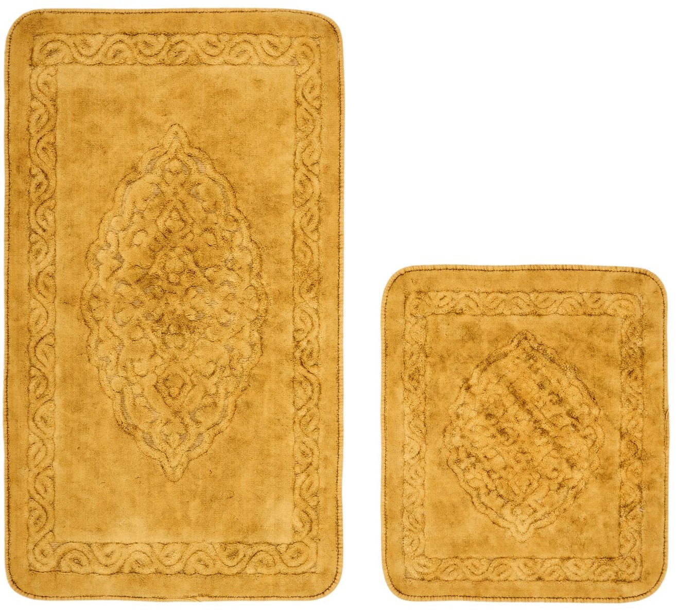 

Набор ковриков Arya Damaks 60x100, 60x50 Горчичный