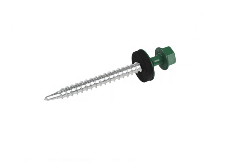 

Саморез кровельный 4.8х70 RAL 6005 по дереву ETANCO (упк 100 шт)