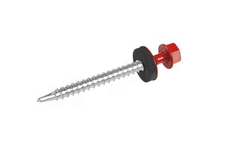 

Саморез кровельный 4.8х70 RAL 3011 по дереву (упк 100 шт)