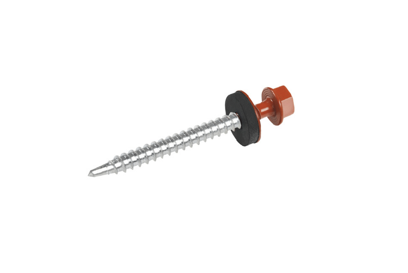 

Саморез кровельный 4.8х70 RAL 8004 по дереву (упк 100 шт)