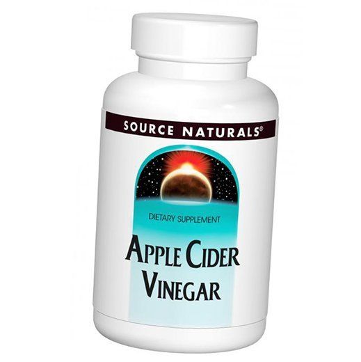 

Концентрат Яблочного Уксуса, Apple Cider Vinegar, Source Naturals 180таб (72355016)