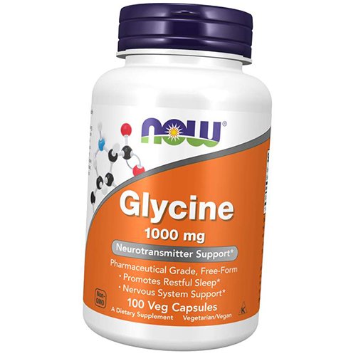 

Глицин, Glycine, Now Foods 100вегкапс (27128015)