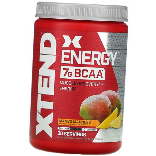 

Аминокислоты для энергии, Xtend Energy, Scivation 348г Манго (28197007)