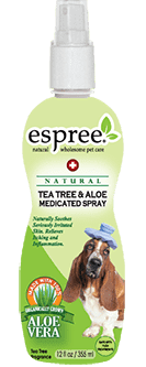 

Спрей ESPREE Tea Tree & Aloe Spray Успокаивает раздраженную кожу снимает зуд. 355 мл