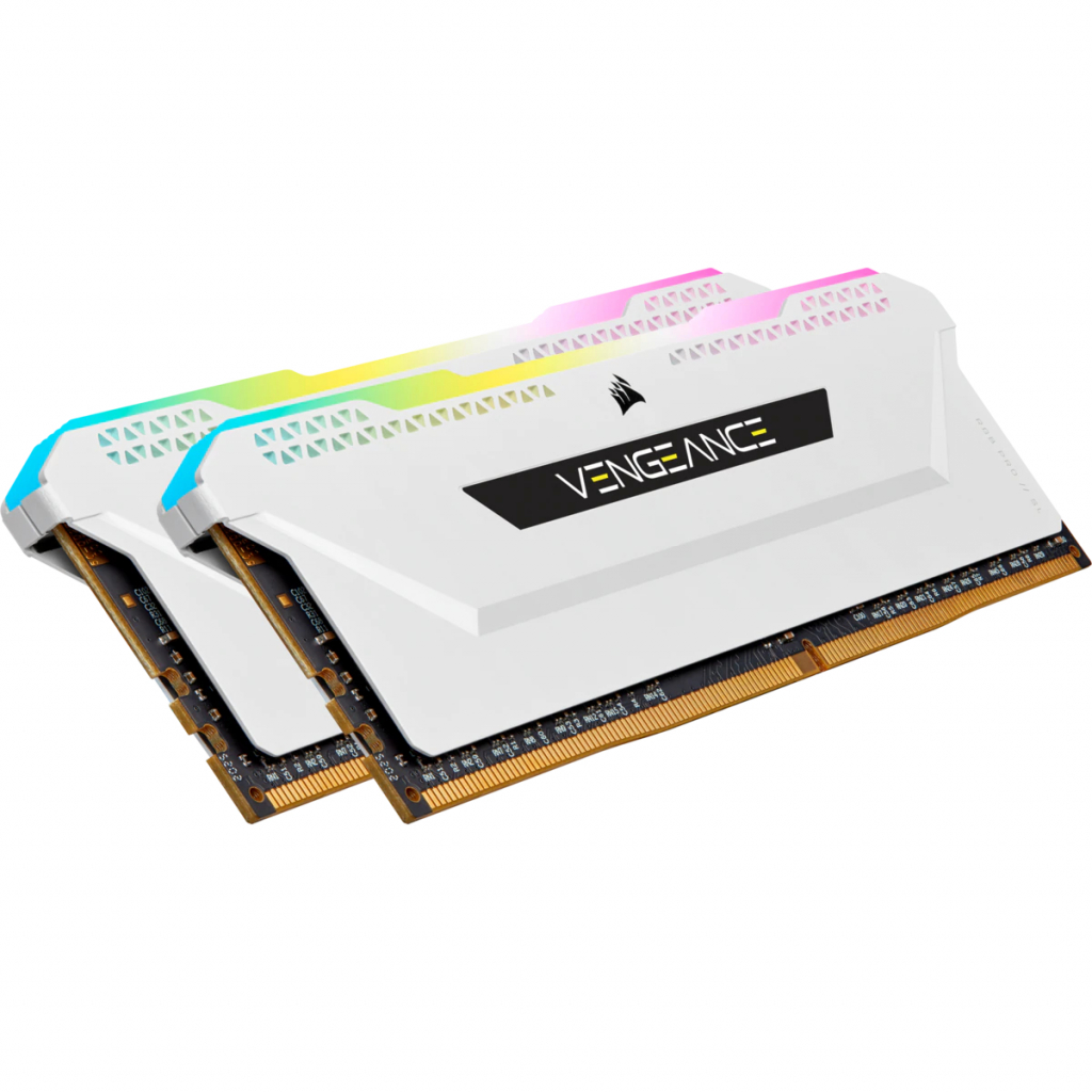 

Память Corsair 16 GB (2x8GB) DDR4 3600 MHz Vengeance RGB Pro SL White (CMH16GX4M2D3600C18W)