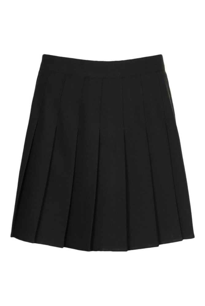 

Юбка черная в складки Boohoo 9125 L (46)