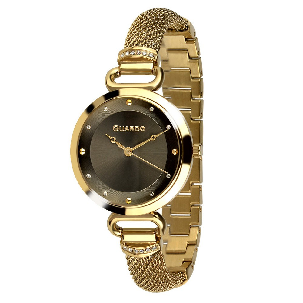 

Часы наручные Guardo T01059-3 Gold-Black