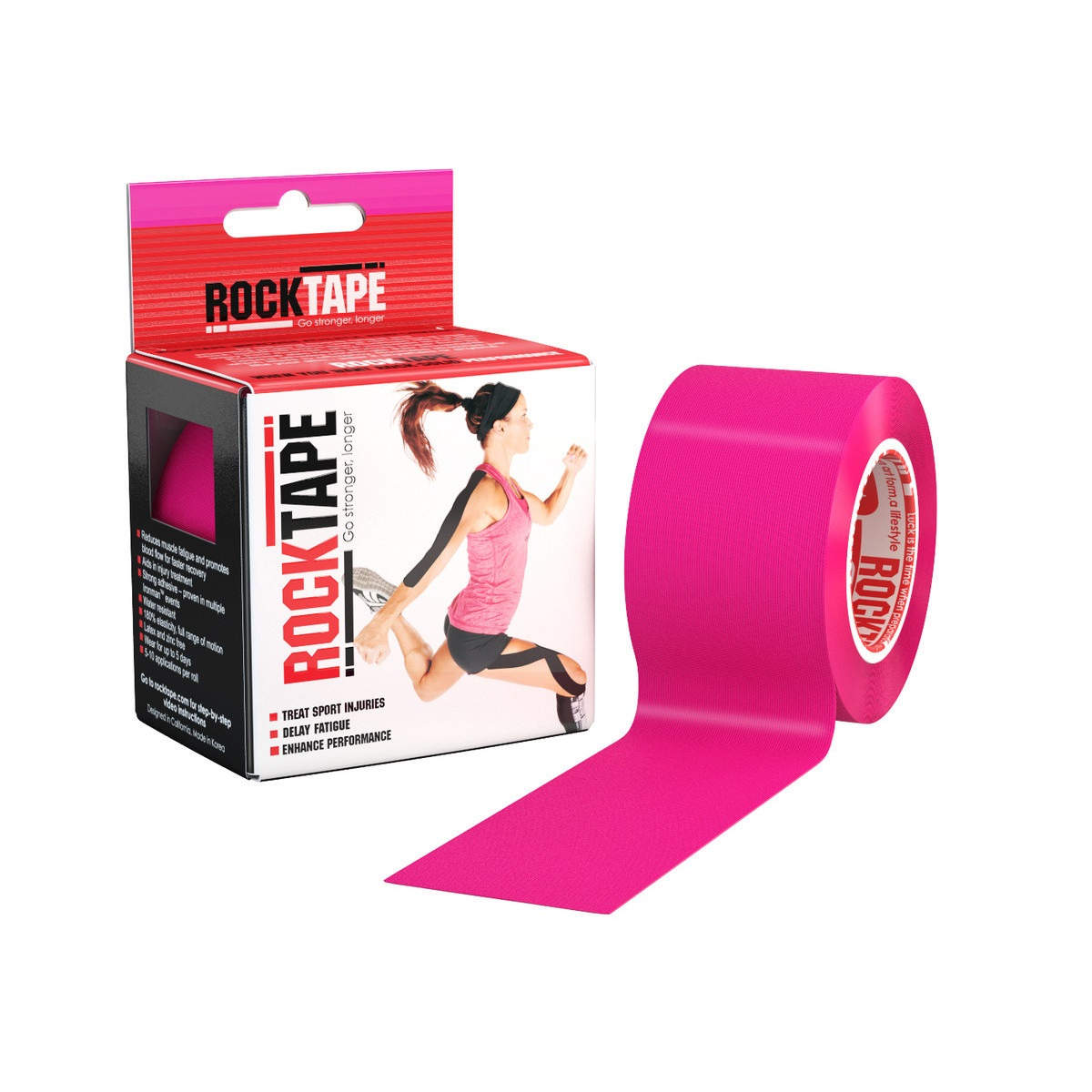 

Кинезио тейп RockTape Classic (5см х 5м) - розовый