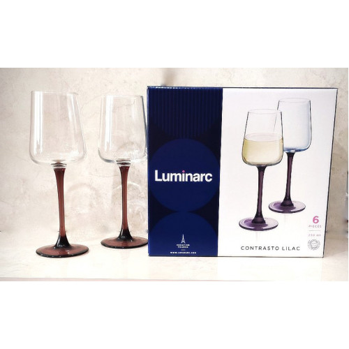 

Набір келихів (LM-9603p) Luminarc Contrasto 250 мл 6 шт.