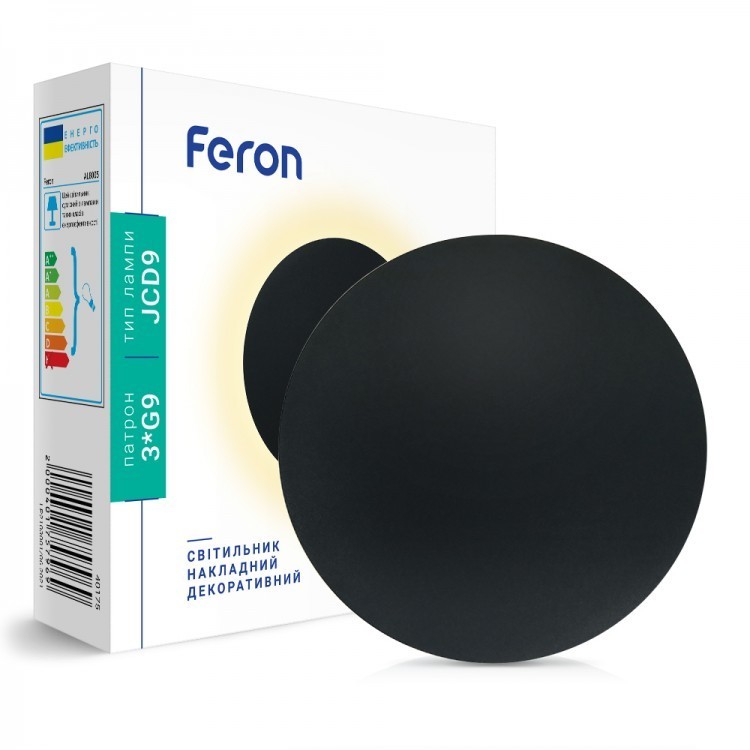 

Настенный светильник бра Feron AL8005 черный