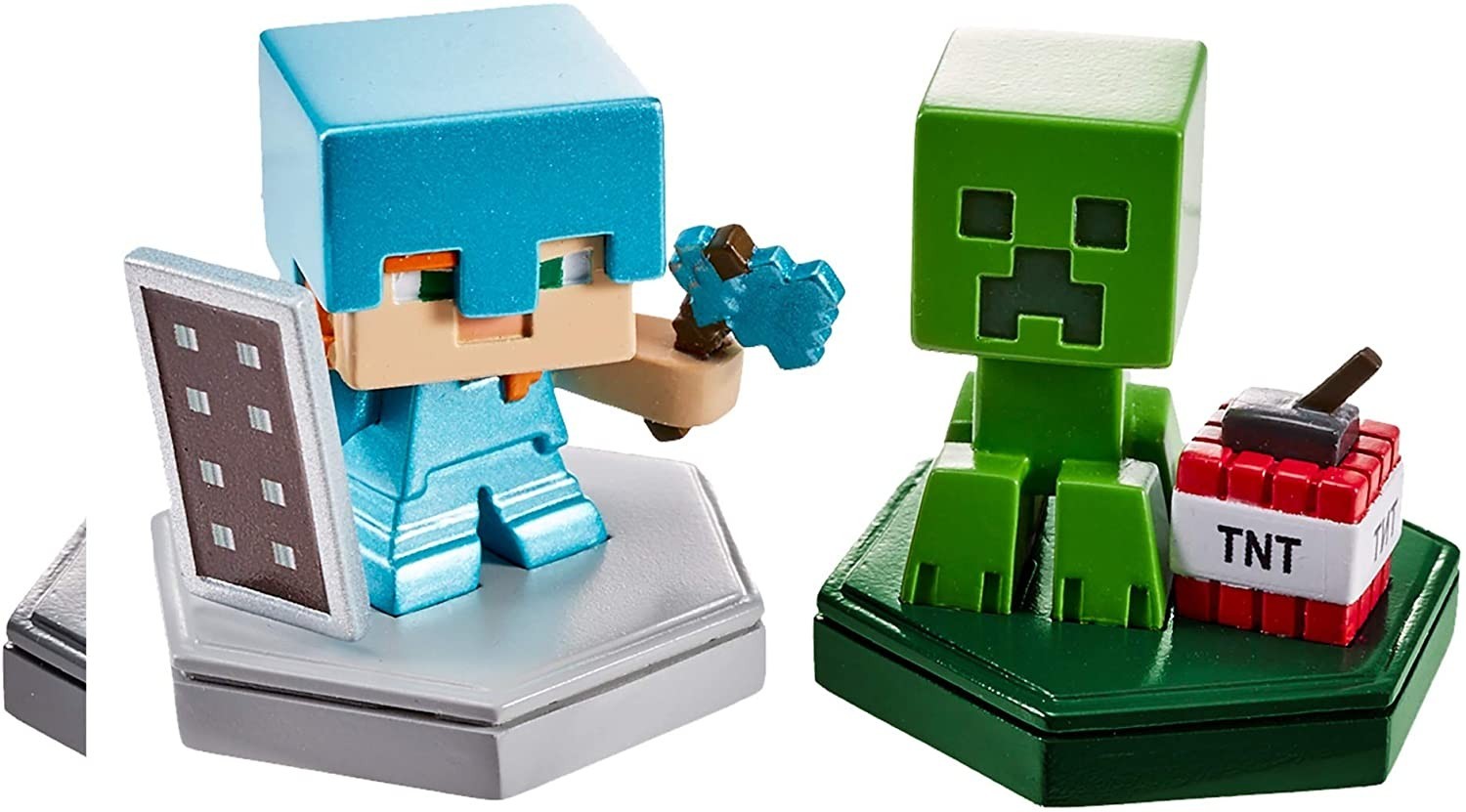 

Набор мини-фигурок Minecraft Earth Boost Minis крипер и Алекс