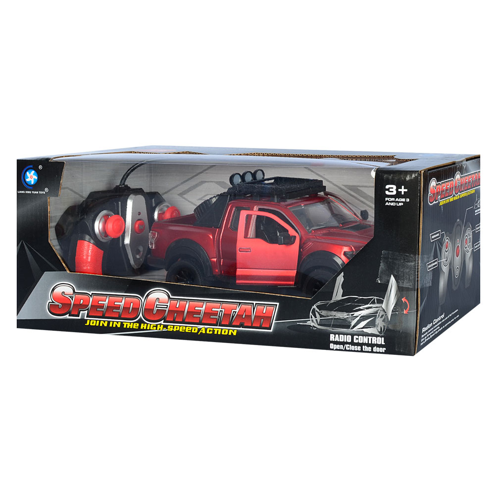 

Машинка на пульте радиоуправления Limo Toy 1988L-E3-F4 аккумулятор 1:16 открываются двери Красная
