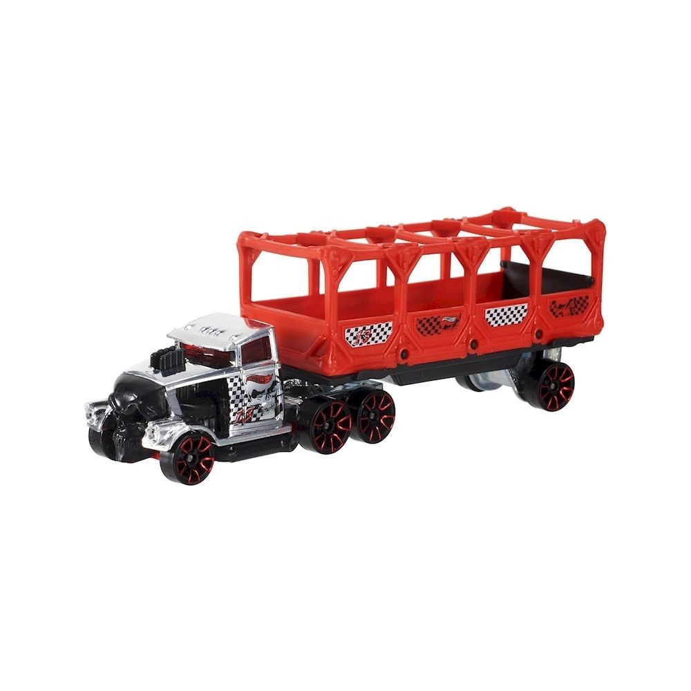 

Машинка грузовик трейлер Hot Wheels Track Truck Bone Blazerz (BFM68) 13 см