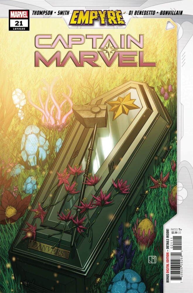 

Captain Marvel Vol 9 #21 Cover A Regular Jorge Molina Cover (Empyre Tie-In)