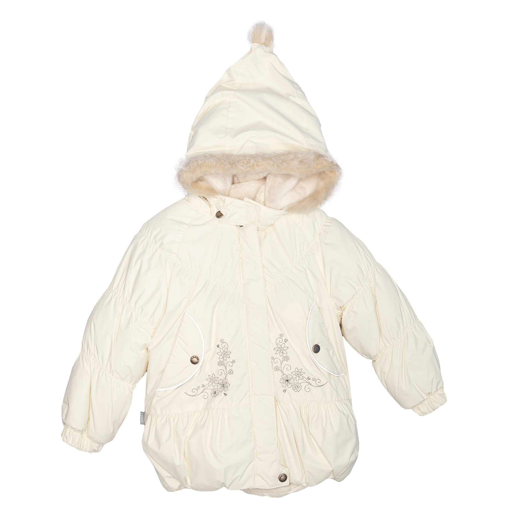 

Куртка для девочки Linne 13310 80 см Молочный