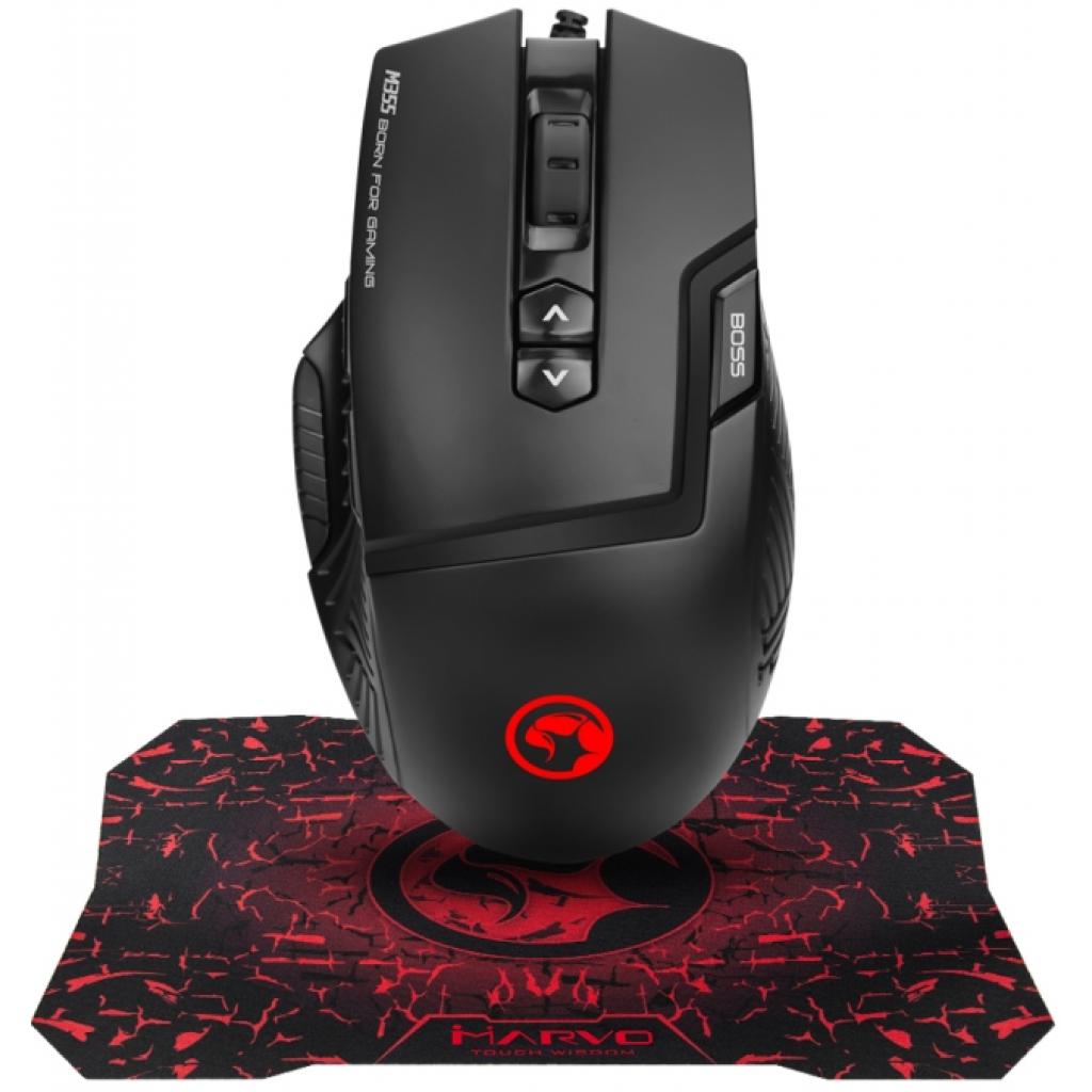 

Мышка Marvo M355+G1 USB Black (M355+G1)