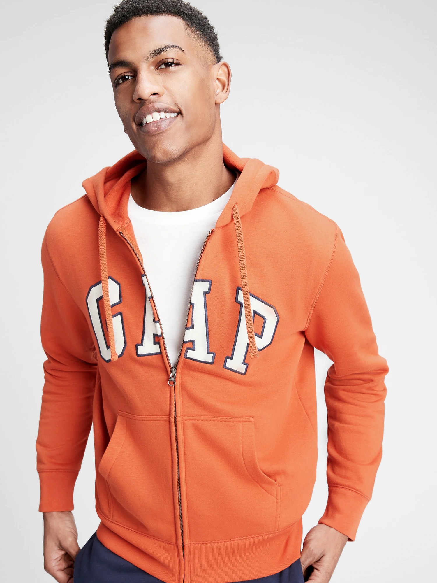 

Мужская толстовка GAP на флисе с капюшоном art272793 (Оранжевый, размер M)