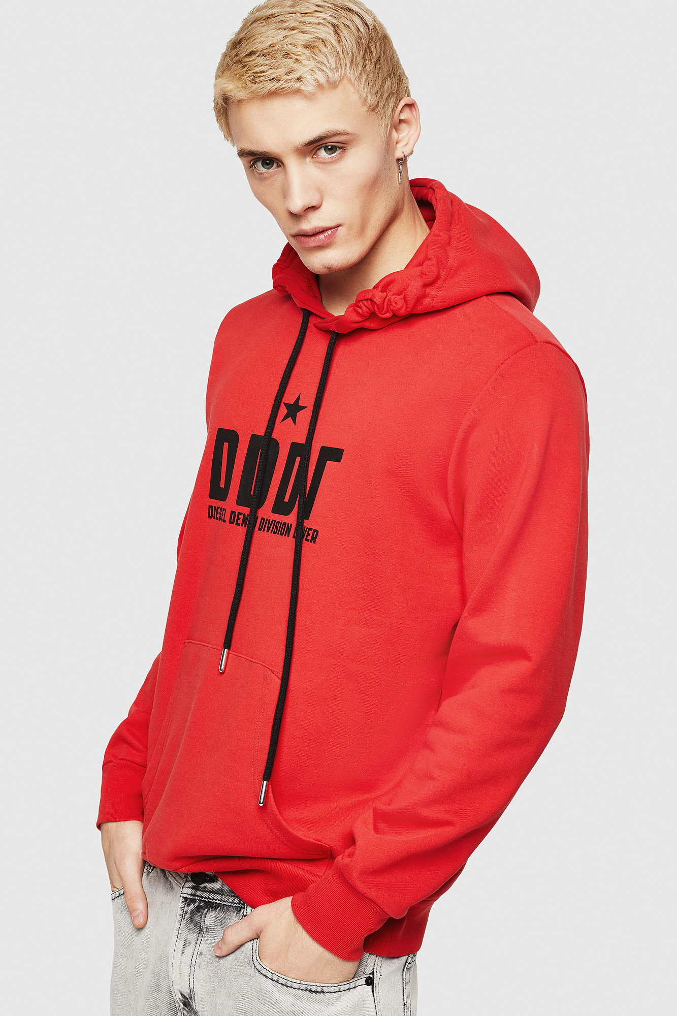 

Худи Diesel Red  красный, Худи Diesel Red L красный