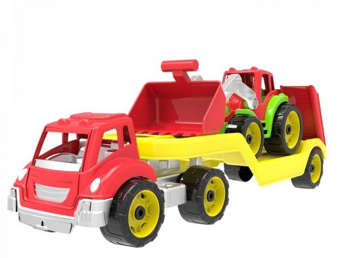 

Автовоз с трактором ТехноК, красный