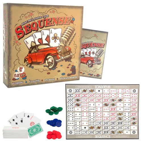 

Настольная игра Sequenсe укр