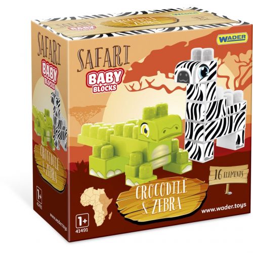 

Конструктор "Baby Blocks: Крокодил и Зебра"