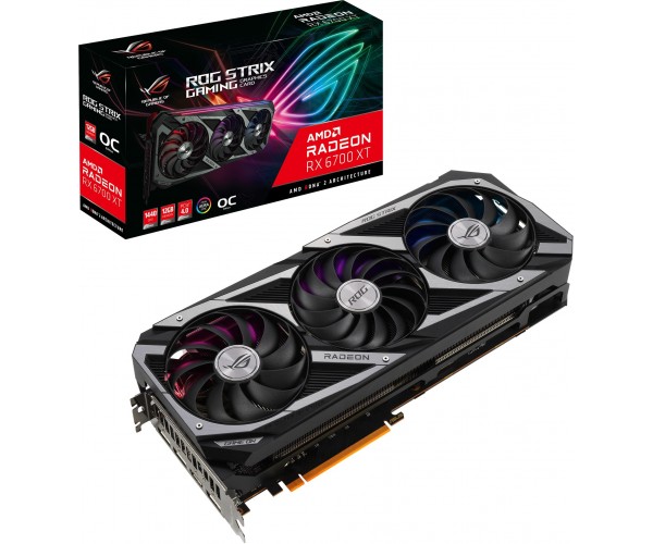 

Видеокарта ASUS Radeon 6700 XT ROG STRIX 12GB OC (ROG-STRIX-RX6700XT-O12G-GAMING)