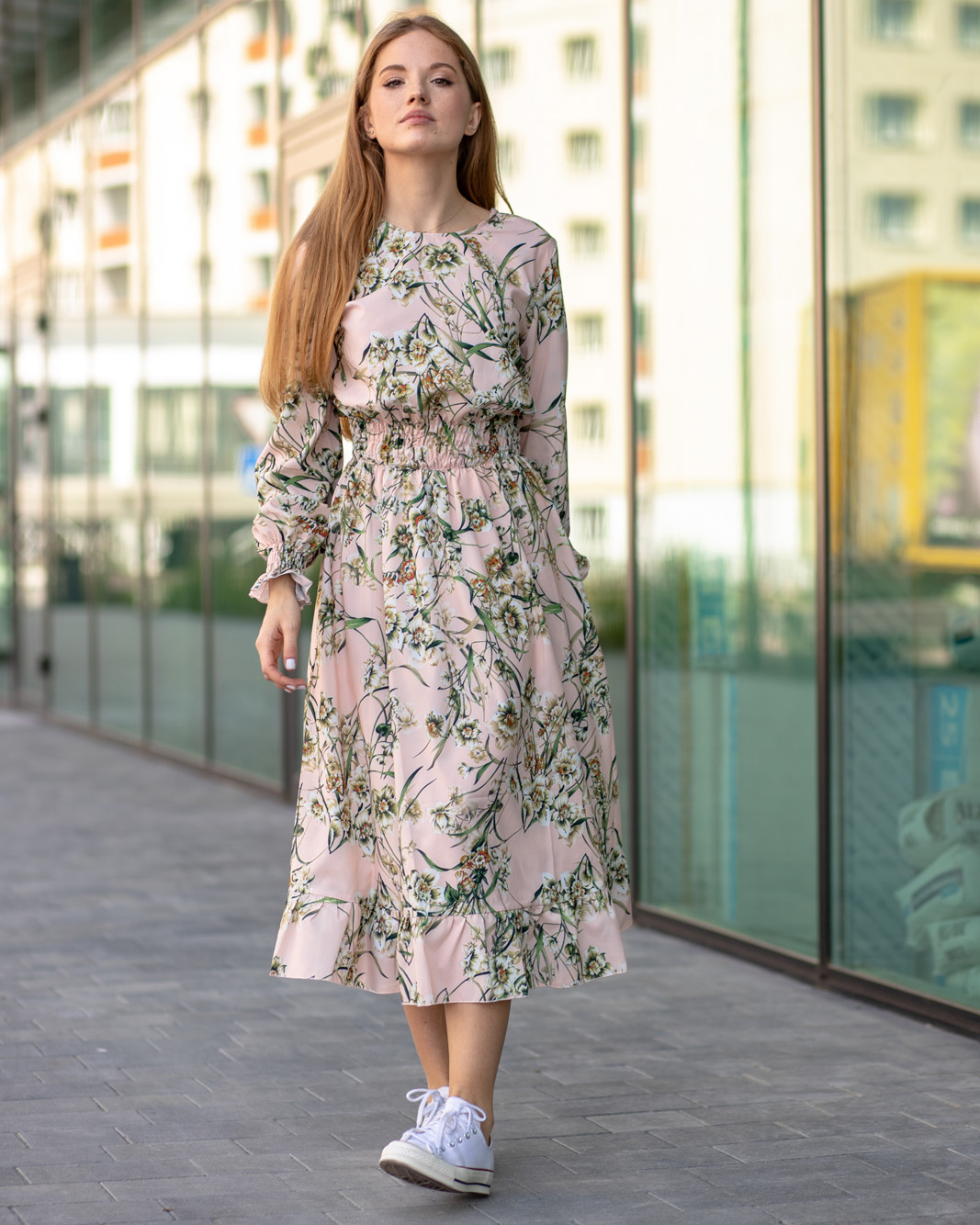 

Платье деми Wear me на резинке с воланом  Розовый 2w/19/44F2, Платье деми Wear me на резинке с воланом M Розовый 2w/19/44F2