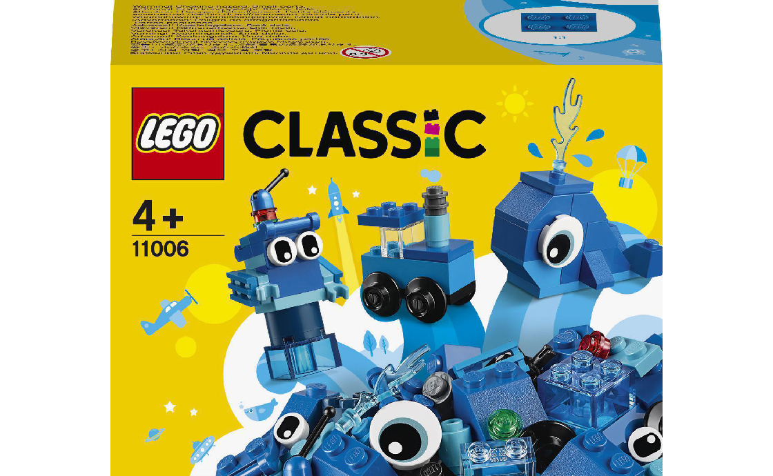 

Конструктор LEGO Сині кубики для творчості 52 деталей (11006)